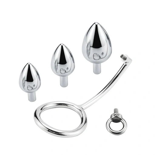 Hook DiscreetChoice Set Anal Stainless Steel 4663 with Ring Cock 0710